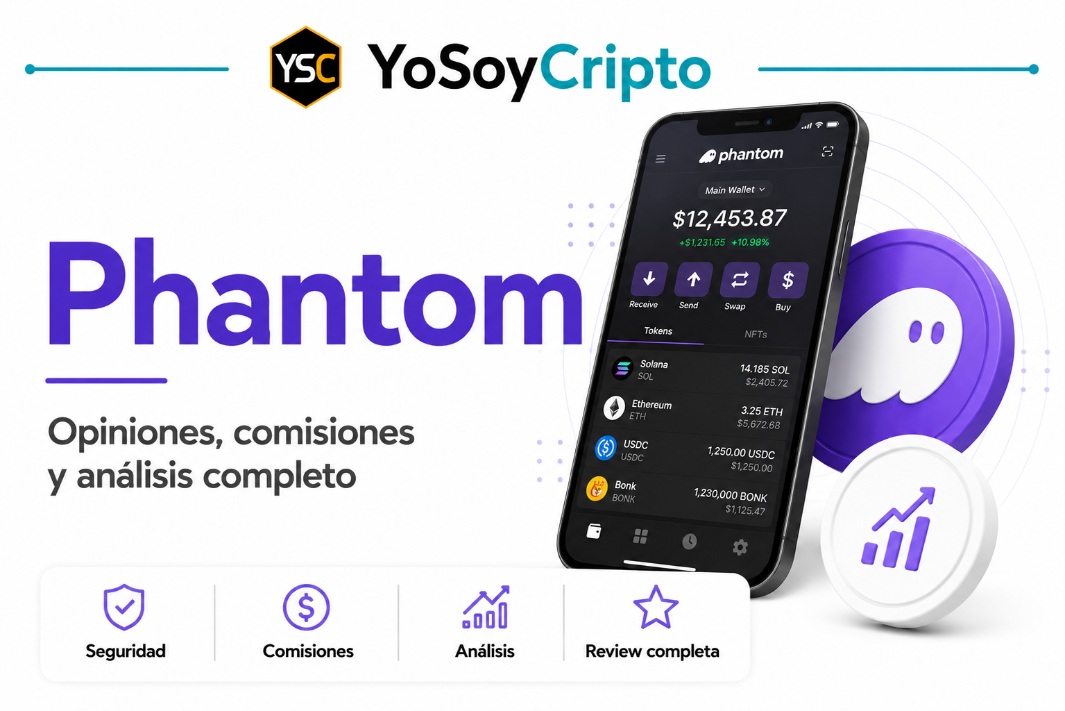 Phantom: opiniones y análisis de wallet de criptomonedas